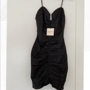 NWT Superdown Black Leopard Mini Dress